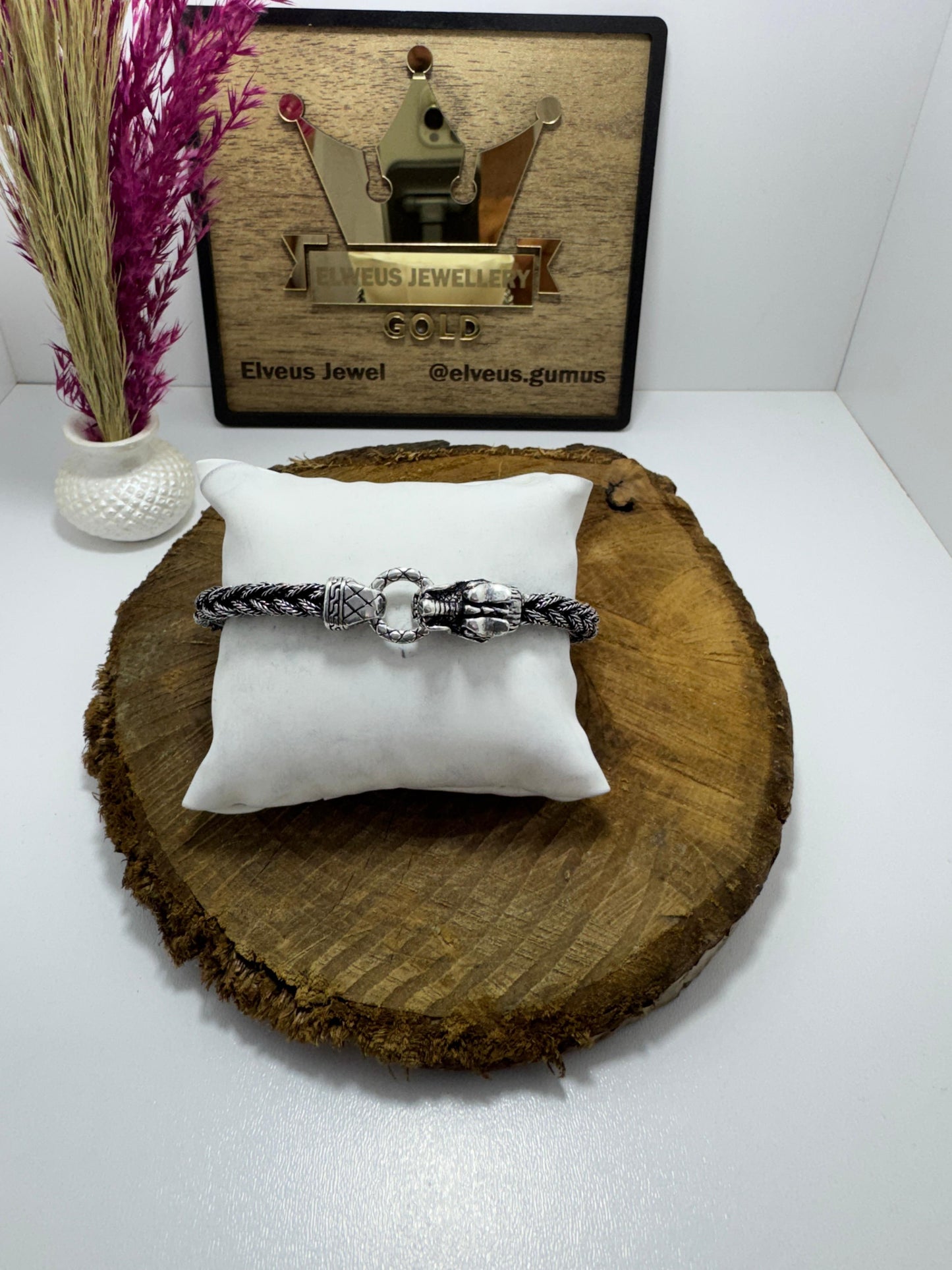 EJDERHA NEFESİ OTANTİK ÖRME 925 AYAR GÜMÜŞ BİLEKLİK