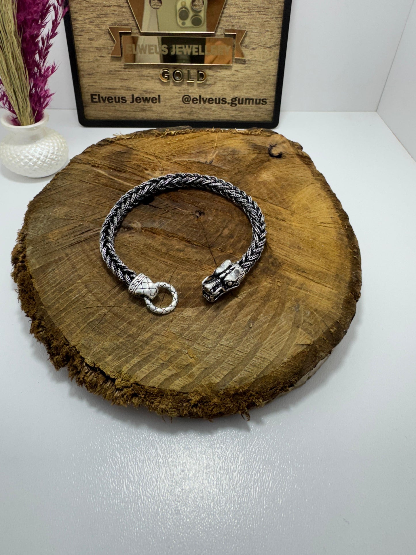 EJDERHA NEFESİ OTANTİK ÖRME 925 AYAR GÜMÜŞ BİLEKLİK