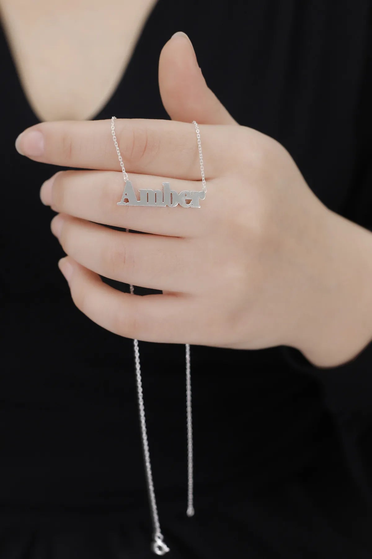 KİŞİYE ÖZEL İSİMLİ GÜMÜŞ KOLYE 925 AYAR