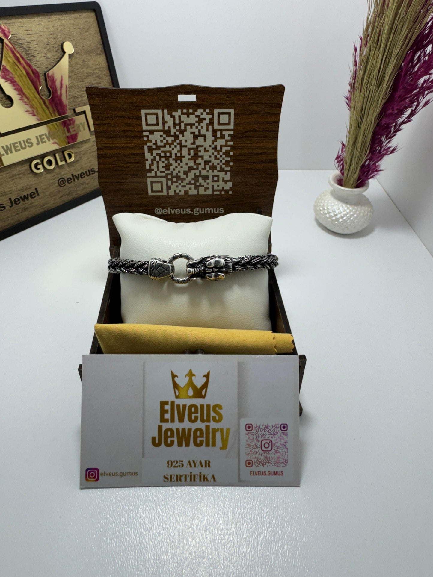 EJDERHA NEFESİ OTANTİK ÖRME 925 AYAR GÜMÜŞ BİLEKLİK