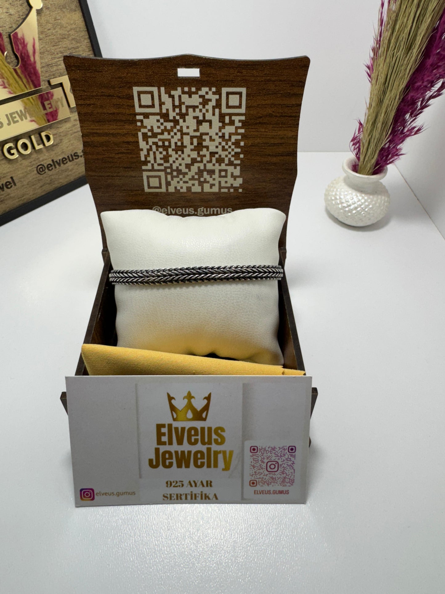 EZME TİLKİ KUYRUĞU 925 AYAR GÜMÜŞ BİLEKLİK