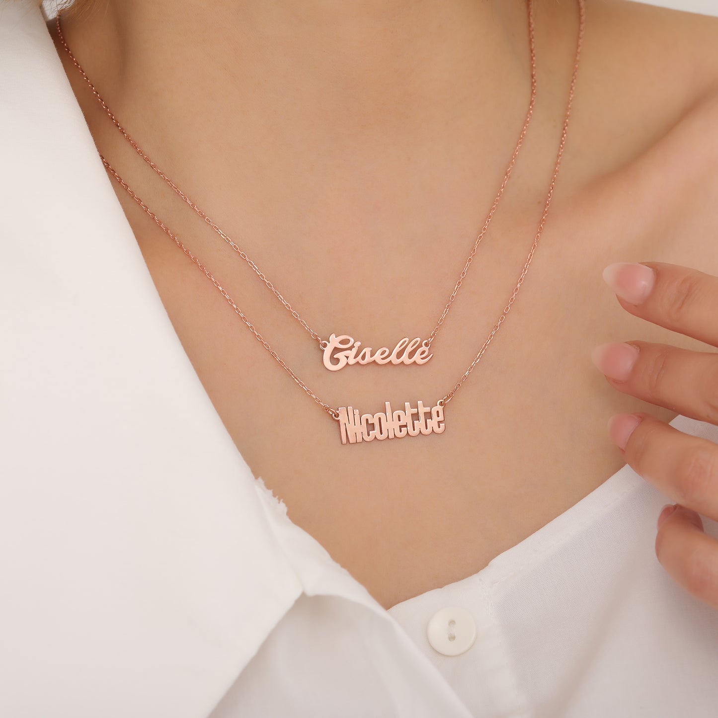 KİŞİYE ÖZEL İSİMLİ GÜMÜŞ KOLYE 925 AYAR