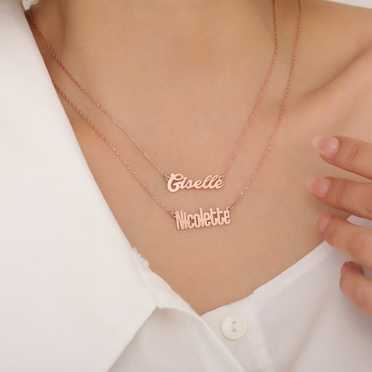 KİŞİYE ÖZEL İSİMLİ GÜMÜŞ KOLYE 925 AYAR