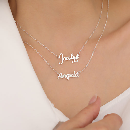 KİŞİYE ÖZEL İSİMLİ GÜMÜŞ KOLYE 925 AYAR