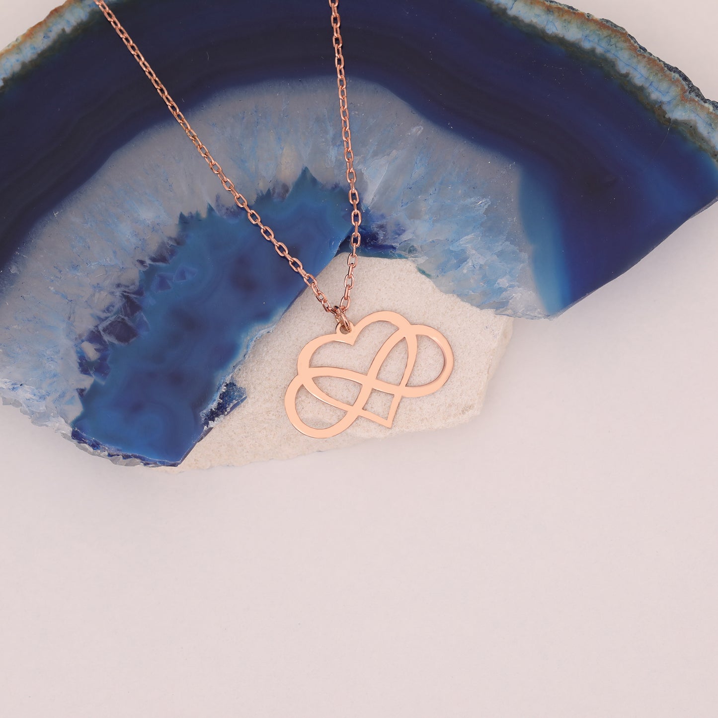 SONSUZ AŞK 925 AYAR GÜMÜŞ KOLYE