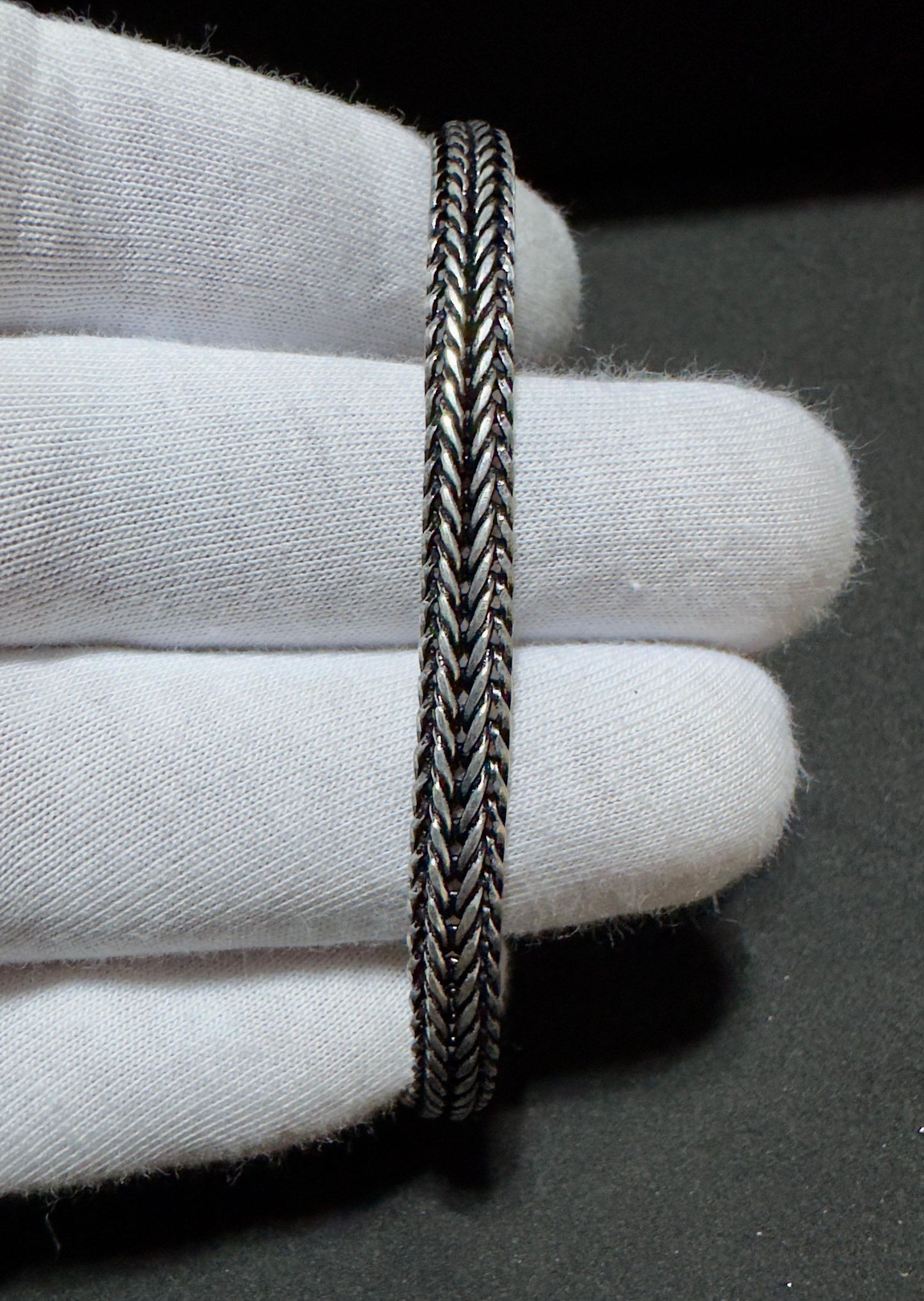 EZME TİLKİ KUYRUĞU 925 AYAR GÜMÜŞ BİLEKLİK