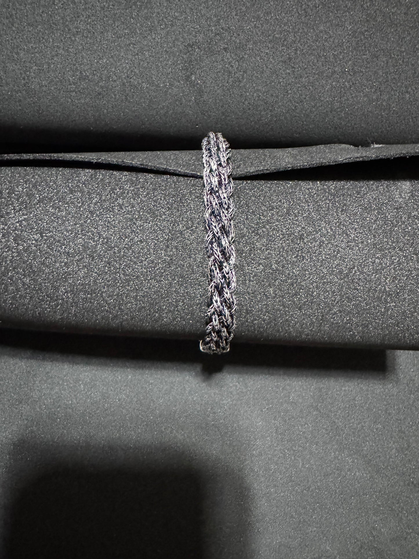 İNCE HASIR ÖRGÜ OTANTİK 925 AYAR GÜMÜŞ BİLEKLİK